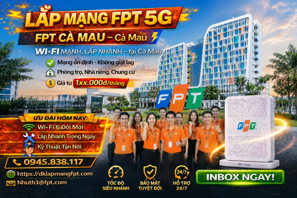hotline gắn wifi fpt cà mau